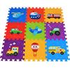 knorr toys® Tappeto puzzle veicoli, 9 pezzi