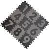 Baby Dan Tappeto gioco bambini BabyDan grigio con numeri