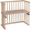 babybay Lettino co-sleeping Mini color legno extra traspirante