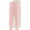 Ewers Collant termico 2-pack uni rosa/latte
