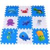 knorr toys® Tappeto puzzle mondo marino, 9 pezzi