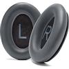 WC Wicked Cushions Cuscinetti auricolari di ricambio extra spessi per cuffie Bose QC45 (QuietComfort 45) | Eclipse Grey