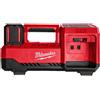 Milwaukee M18 BI-0 - COMPRESSORE PER PNEUMATICI CON POTENTE MOTORE 5,5 BAR E DISPLAY LCD M18 - SENZA BATTERIA - MILWAUKEE