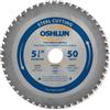 Oshlun SBF-054050 - Lama per sega FTG 5-3/8 50 denti con albero da 20 mm (boccole da 5/8 e 10 mm) per acciaio dolce sottile e metalli ferrosi