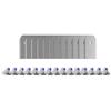 Segway Navimow lame di ricambio Plus (12 pezzi), accessorio per robot tagliaerba Navimow i105E, i108E, H500E-VF, H800E-VF, H1500E-VF, H3000E-VF, X315E, X330E, X350E, X390E