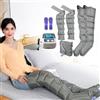 Generic Massaggiatore per gambe a compressione d'aria, pressoterapia per casa stivali compressione pressoterapia, rinforzo di circolazione per piedi, gambe, vita (B (4 Chamber), 2 legs+2 arm+1 waist)