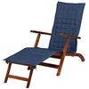 Classic Accessories Montlake FadeSafe - Fodera per chaise longue per sedia a vapore, 175,3 x 48,3 cm, colore: Indaco erica