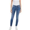 Replay jeans da donna con power stretch, blu (Medium Blue 009), 31W / 30L