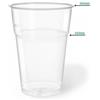 50 Bicchieri Plastica Semirigida Kristal Da 300 Ml - Ideali Per Birra E Cocktail