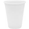 100 Bicchieri In Plastica Bianca Da 200 Ml - Praticità Ed Eleganza