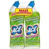 Ace Wc Gel Con Candeggina - Doppia Confezione Maxi Convenienza - Igiene Profonda E Profumo Fresco