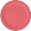 25 Piatti Carta Frutta E Dessert 17 Cm - Lulù Happiness - Rosso