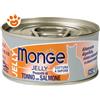 Monge Cat Jelly Tonno e Salmone - Lattina Da 80 Gr