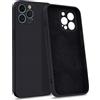 MyGadget Custodia per iPhone 12 Pro Max [Quadrupla Protezione] - Case in Silicone Rigido con Fodera in Microfibra - Cover Nero