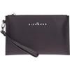 JOHN RICHMOND La pochette di John Richmond in pelle è un accessorio elegante e versatile per l'uomo moderno. Realizzata in vera pelle nera di alta qualità, questa pochette è perfetta per completare il