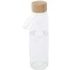 Borraccia vetro 500 ml con manico in silicone e coperchio in bambù Porto personalizzate o neutre