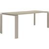 Kartell - Tavolo rettangolare Four - Beige - Acciaio verniciato - Designer Ferruccio Laviani