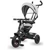 HyperMotion Triciclo Pieghevole per Bambini 1-4 Anni con Manubrio per Genitori - Bicicletta Evolutiva fino a 20kg - Monopattino Bambino Regolabile con Struttura Ergonomica, Grigio