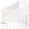babybay Cotton Protezione griglia Organic Royal per griglia di chiusura tutti i modelli beige glitterato punti oro