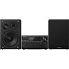 Panasonic SC-PM702EB-K - Impianto stereo (Bluetooth, Airplay, DAB+, CD, FM, colore: Argento