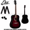 EKO RANGER 6 Red Sunburst Chitarra Acustica 6 Corde 4/4 + Tracolla e Plettri