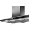 Elica Cappa cucina Aspirante a Isola Larghezza 90 cm finitura Acciaio Inox + Vetro nero - PRF0167313 ADÉLE IS BLIX/A/90 X 60