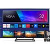Telesystem Smart TV 32 Pollici HD Ready Display LED VIDAA DVBT2/S2 HEVC Classe E colore Nero - 32FL SMV14
