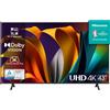 Hisense Smart TV 43 Pollici Display LED 4K Ultra HD Sistema Operativo Vidaa Classe E colore Nero - 43A6N