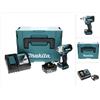 Makita Dtw 300 RM1J Avvitatore ad impulsi a batteria 18V 330Nm 1/2' Brushless + 1x Batteria 4,0 Ah + Caricabatterie + Valigetta Makpac - Makita