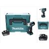 Makita DTW 300 G1J Avvitatore ad impulsi a batteria 18V 330Nm 1/2" Brushless + 1x Batteria 6,0 Ah + Valigetta Makpac - senza caricabatterie