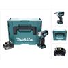 Makita Dtw 300 T1J Avvitatore ad impulsi a batteria 18V 330Nm + 1x Batteria 5,0 Ah + Valigetta Makpac - senza caricabatterie - Makita