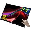 Verbatim 32238 Monitor PC 39,6 cm (15.6") 3840 x 2160 Pixel 4K Ultra HD LCD Touch screen Nero [32238]
