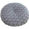 Mifeiwukawa Cuscino tatami rotondo in lino, rimovibile e lavabile, per sedia, pavimento, divano, sedia, 40/45/50 cm (tipo 3, 50 cm)