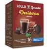 Lollo Caffè Cioccolato Solubile in Capsule Lollo Caffè Compatibili A Modo Mio, 16 Pezzi