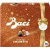 BACI PERUGINA Amaretto Cioccolatini Fondenti ripieni al Gianduia, Scatola Regalo 200g