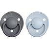 BIBS De Lux Natural Rubber Size 2: 6+ months 2 pz