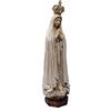 Inmaculada Romero IR Figura Virgin Fatima 20,5 Centimetri Ornamento Effetto Legno Usurato. Arredamento Resina di Base