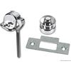 - Scrocco a Pulsante in Ottone Cromato 38x20 mm
