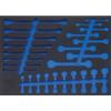 BGS 4016-5 | Modulo per carrelli portautensili 3/3 | vuoto | per BGS 4016