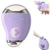 DarkSwan tagliaunghie elettrico, 2 in 1 taglia unghie elettrica per adulti, USB ricaricabile tagliaunghie piedi con smalto per unghie Lucidatura tagliaunghie per donne, uomini, anziani, bambini,Viola