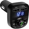 Loufy 1 PZ Trasmettitore FM Lettore MP3 Caricabatteria da Auto Multifunzionale Accessori Auto