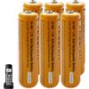 Nraonrn Batterie Ricaricabili AAA 550mah 1,2v per Cordless Gigaset, NI-MH Pile Ricaricabili AAA 550 mah per Panosonic Telefoni Cordless - confezione da 6