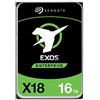 Seagate Exos X18, 16TB, Hard Disk Interno, HDD, SAS, Classe Enterprise, CMR 3,5, Hyperscale SATA 6GB/s, 7.200 RPM, 512e, caching avanzato (ST16000NM000J)