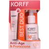 KORFF Srl Korff 365 Protection Kit Siero Viso Spf50+ 30 Ml + Collagen Age Filler Siero Viso 10 Ml