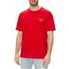 Tommy Jeans T-shirt Maniche Corte Uomo Scollo Rotondo, Rosso (Deep Crimson), M