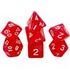 Dice4friends DIC17534 - Set di dadi Confetti: Ruby Red (7) dadi