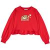 Moschino Kids felpa con stampa