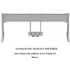 YAMAHA L300 WH + LP1 WH SUPPORTO STAND e PEDALIERA PER PIANO DGX670 WH BIANCO