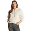 Tommy Hilfiger Donna Felpa con Cappuccio con Logo, Avorio (Oatmilk Heather), L