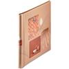 Hama Album fotografico adesivo 28 x 31 cm Singo II (40 foto 10 x 15 cm, 20 pagine bianche adesive, DIY Album Scrapbooking, idea regalo, copertina rigida) Terracotta
